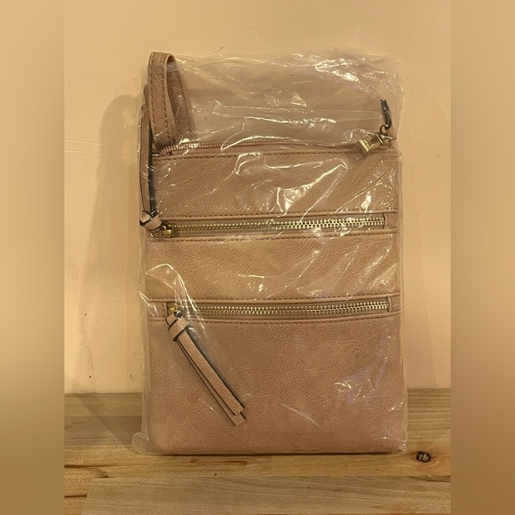 Pinkish-Tan Crossbody Bag - Picture 1 of 4